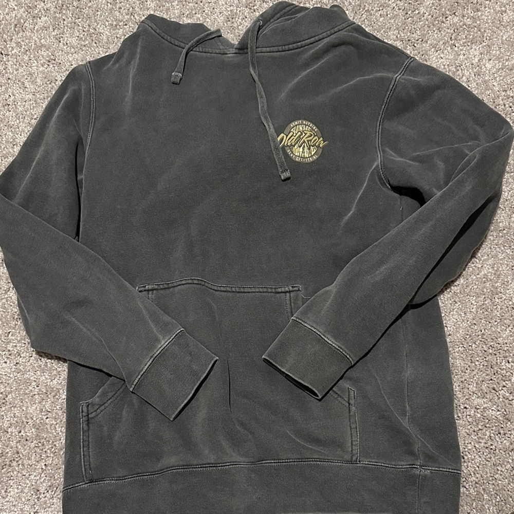 Unbranded Men's Black Hooded Pullover Sweatshirt
